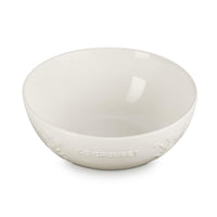 Le Creuset Stoneware Serving Bowl La Jardin Collection meringue