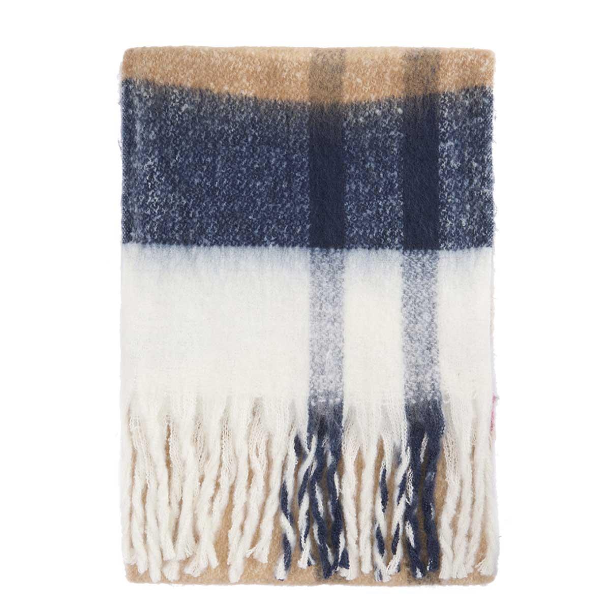 Barbour Womens Isla Tartan Boucle Scarf