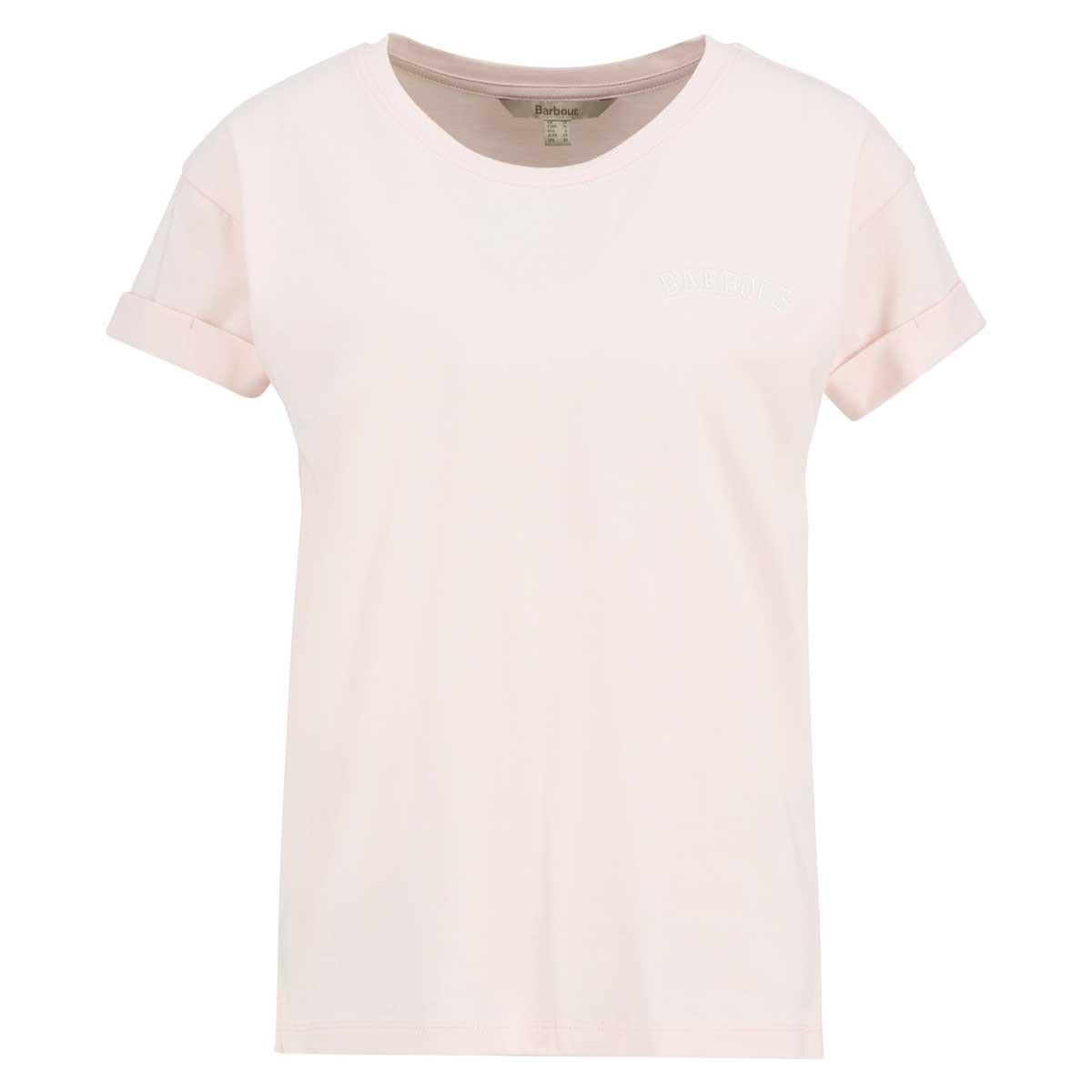 Pink Barbour Womens Bede T-Shirt