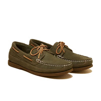 Chatham x Joules Womens Cove Deck Shoe GREEN