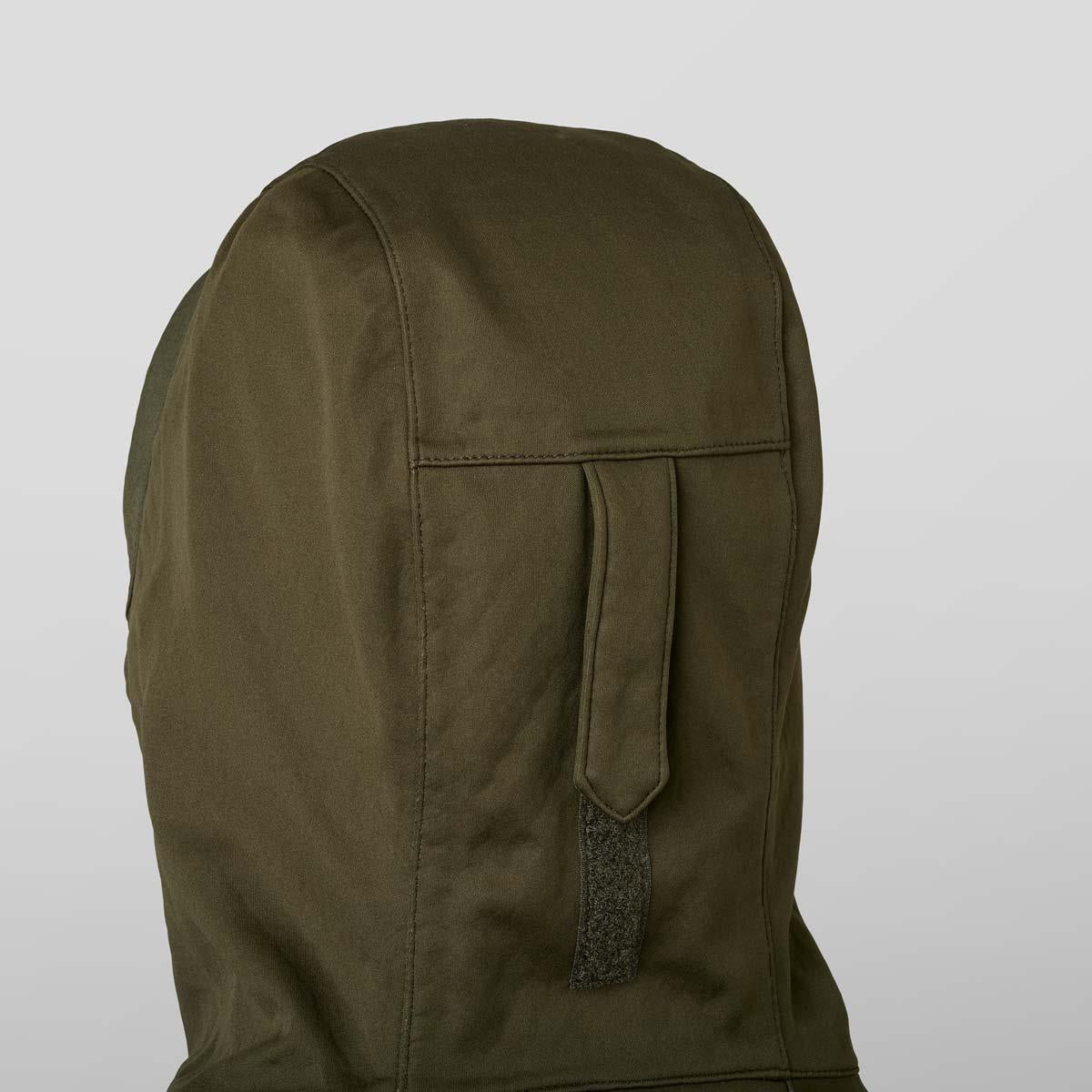 Pine Green Seeland Mens Hawker Shell II Waterproof Jacket Hood