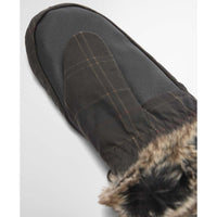 Barbour Womens Tartan Wax Mitts
