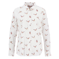 Pheasant Print Barbour Womens Safari Shirt