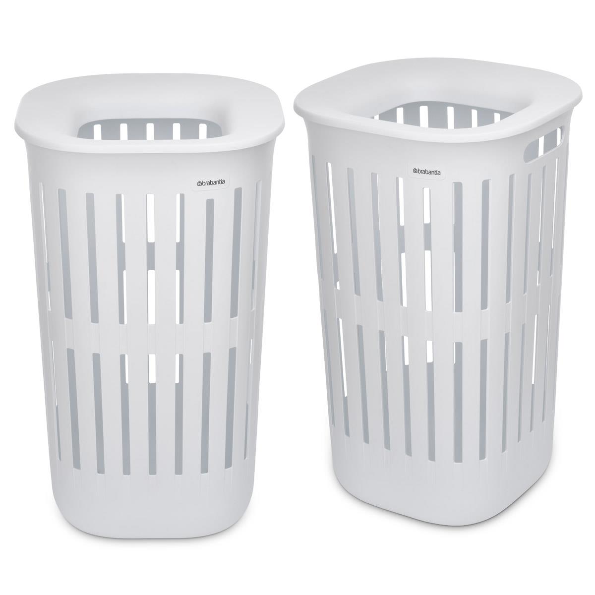 White Brabantia Collect-It Laundry Basket 55L Set of 2