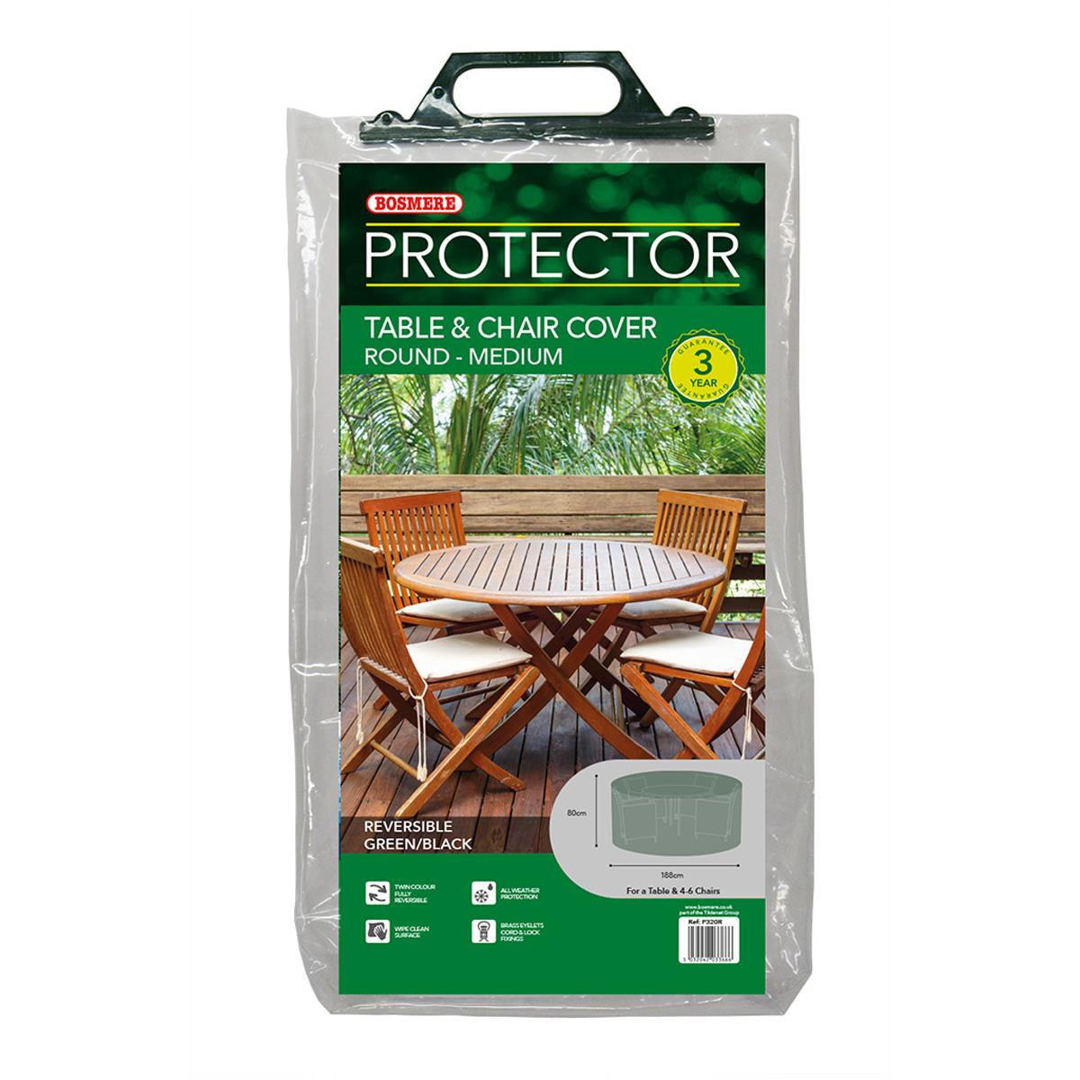 Bosmere Protector Circular Patio Set Cover 4-6 Seater P320R