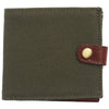 Teales Huntsman Brandy Leather & Forest Canvas Shotgun Certificate Holder SKU059