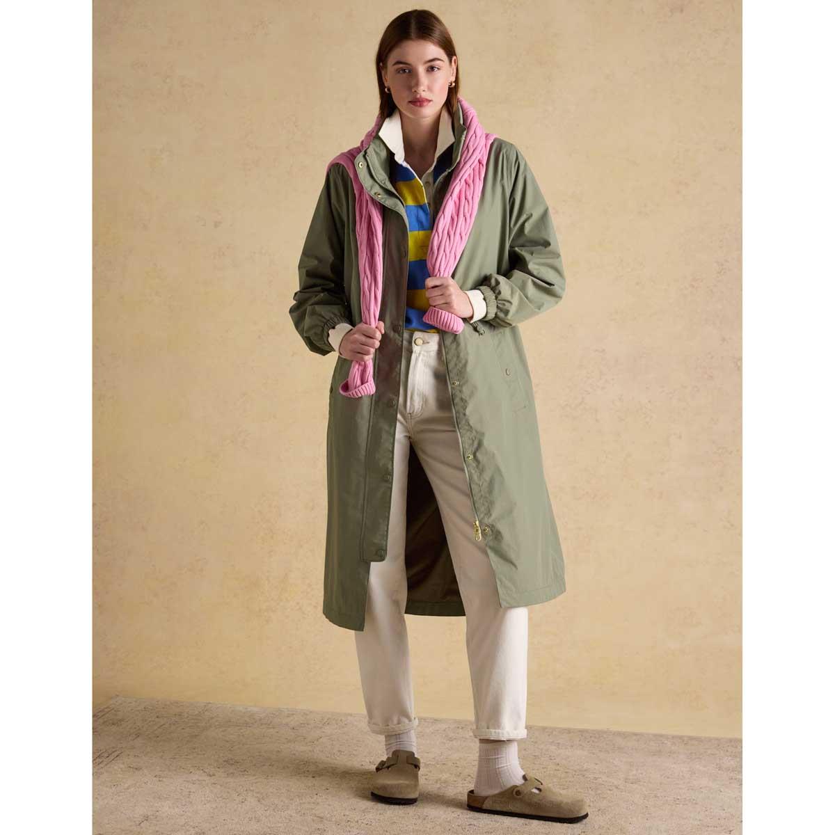 Joules Womens Hensley Longline Waterproof Coat