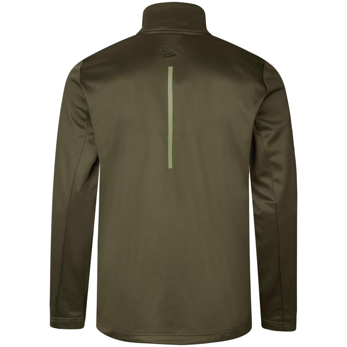 Pine Green Seeland Mens Elliot Fleece Jacket Back