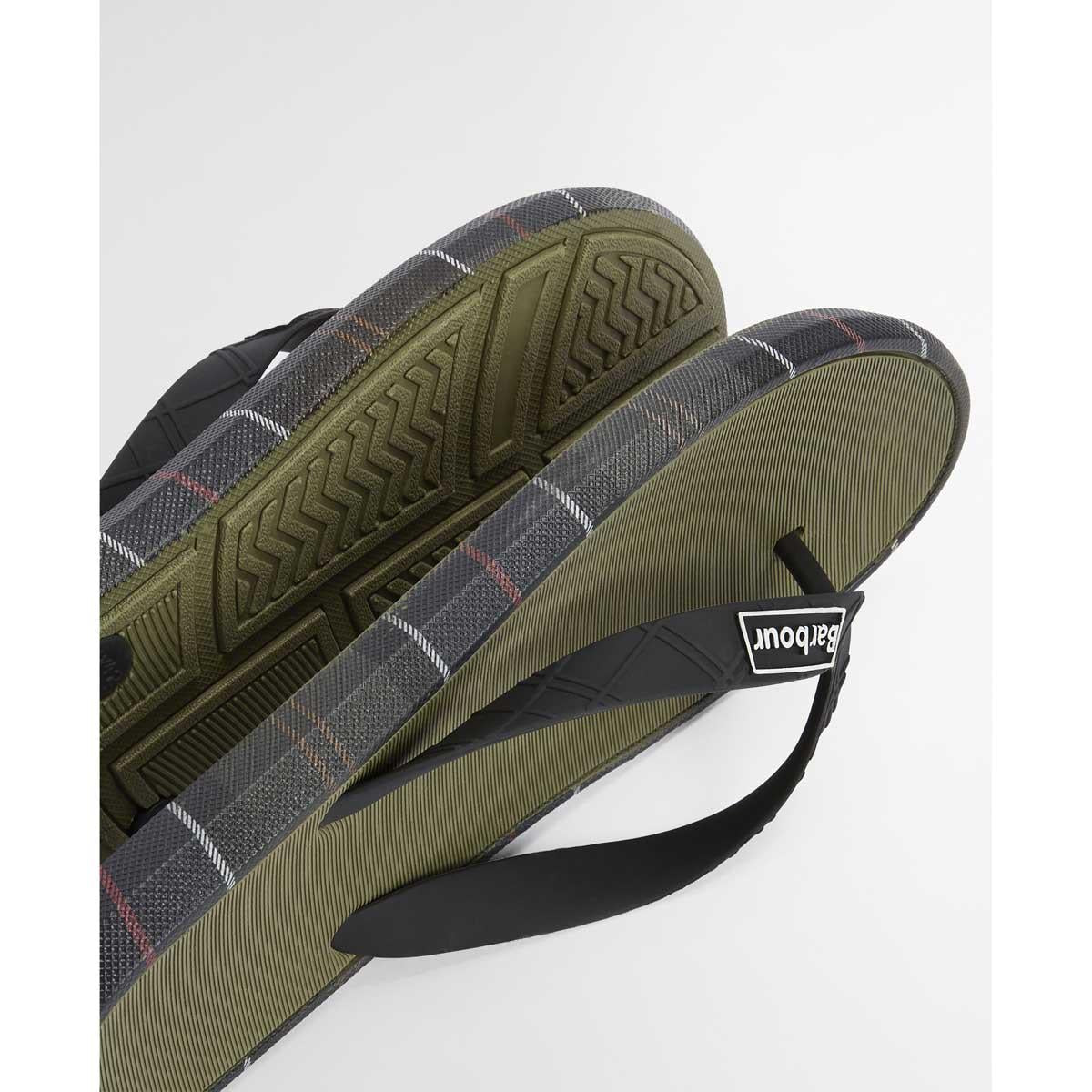 Olive Barbour Mens Oakdale Sandal Side