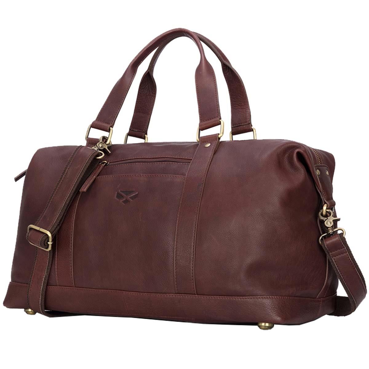 Hoggs Of Fife Monarch Leather Carryon Holdall