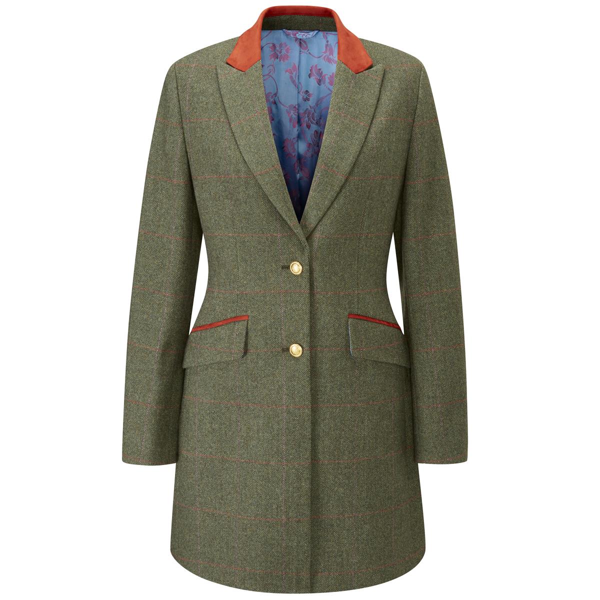 Heath Alan Paine Womens Combrook Mid Length Coat