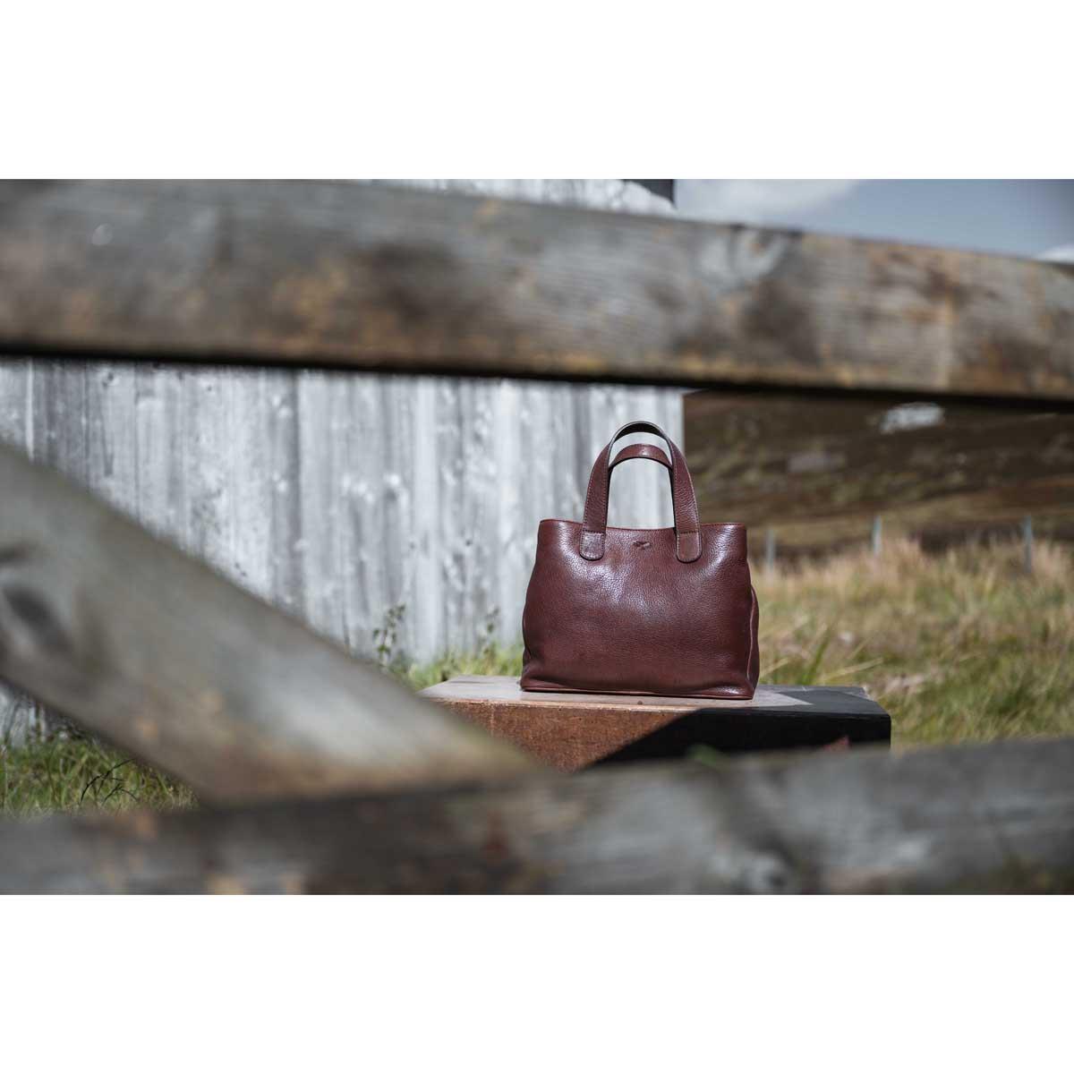 Hoggs Of Fife Womens Monarch Leather Handbag