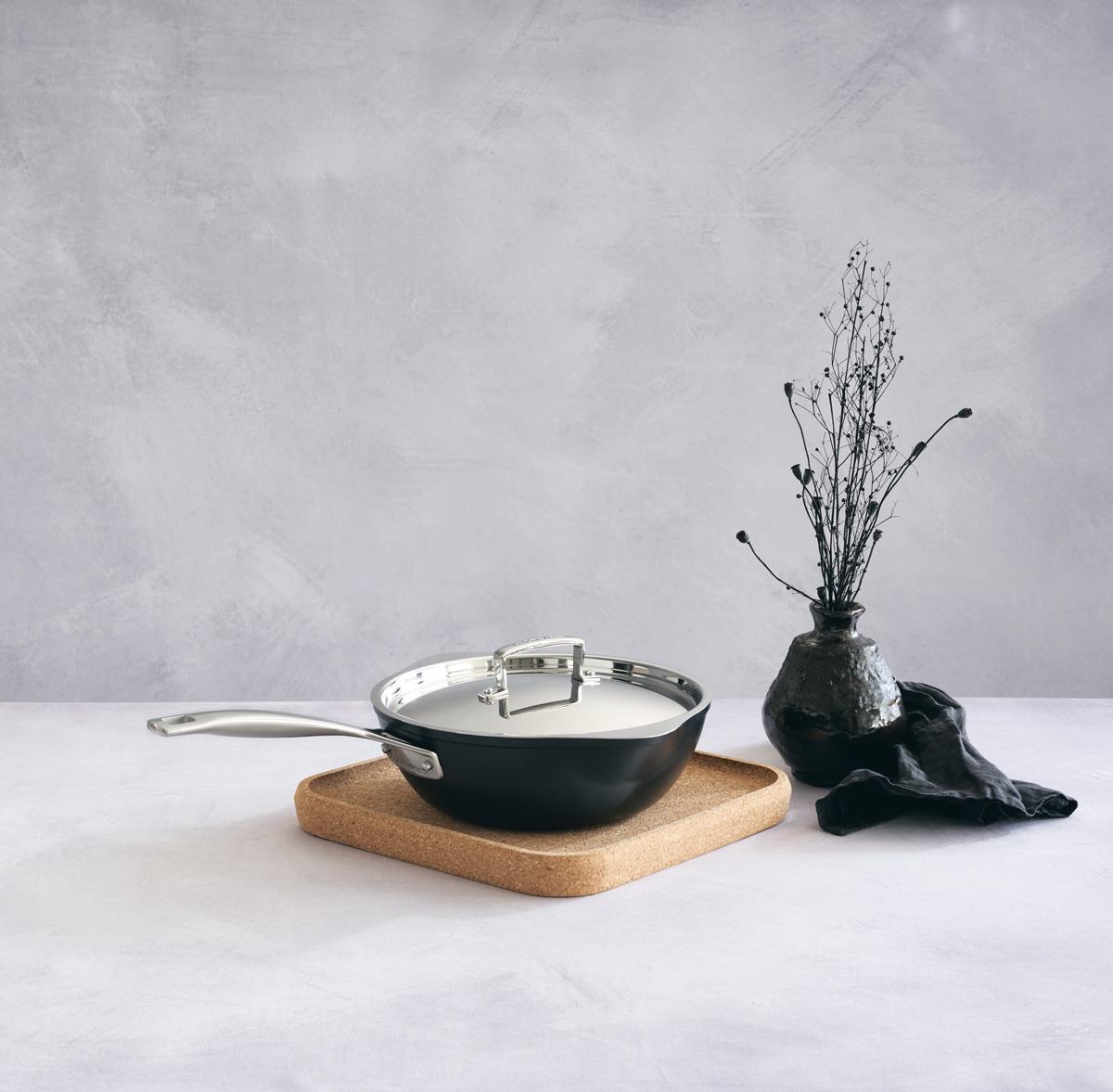 Le Creuset Toughened Non-Stick 24cm Chefs Pan With Pour Spout