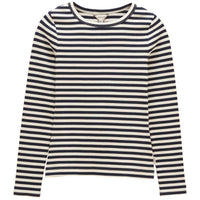 Navy Creme Joules Womens Sophie Long Sleeve Top