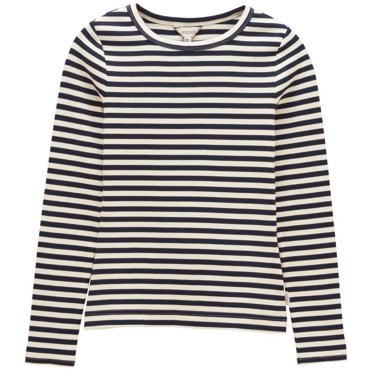 Navy Creme Joules Womens Sophie Long Sleeve Top