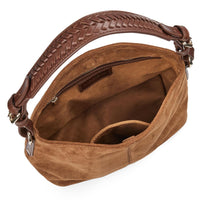Tan Fairfax & Favor Mini Tetbury Handbag Open