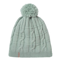 Light Blue Sealskinz Hemsby Waterproof Cold Weather Cable Knit Bobble Hat