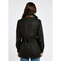 Verdigris Dubarry Womens Gandon Wax Jacket Back