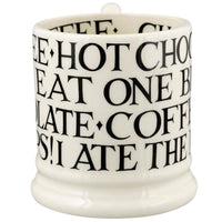 Emma Bridgewater Black Toast Half Pint Mug FRONT