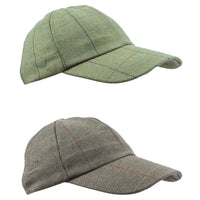 Heritage 1845 Unisex Tweed Baseball Style Country Cap