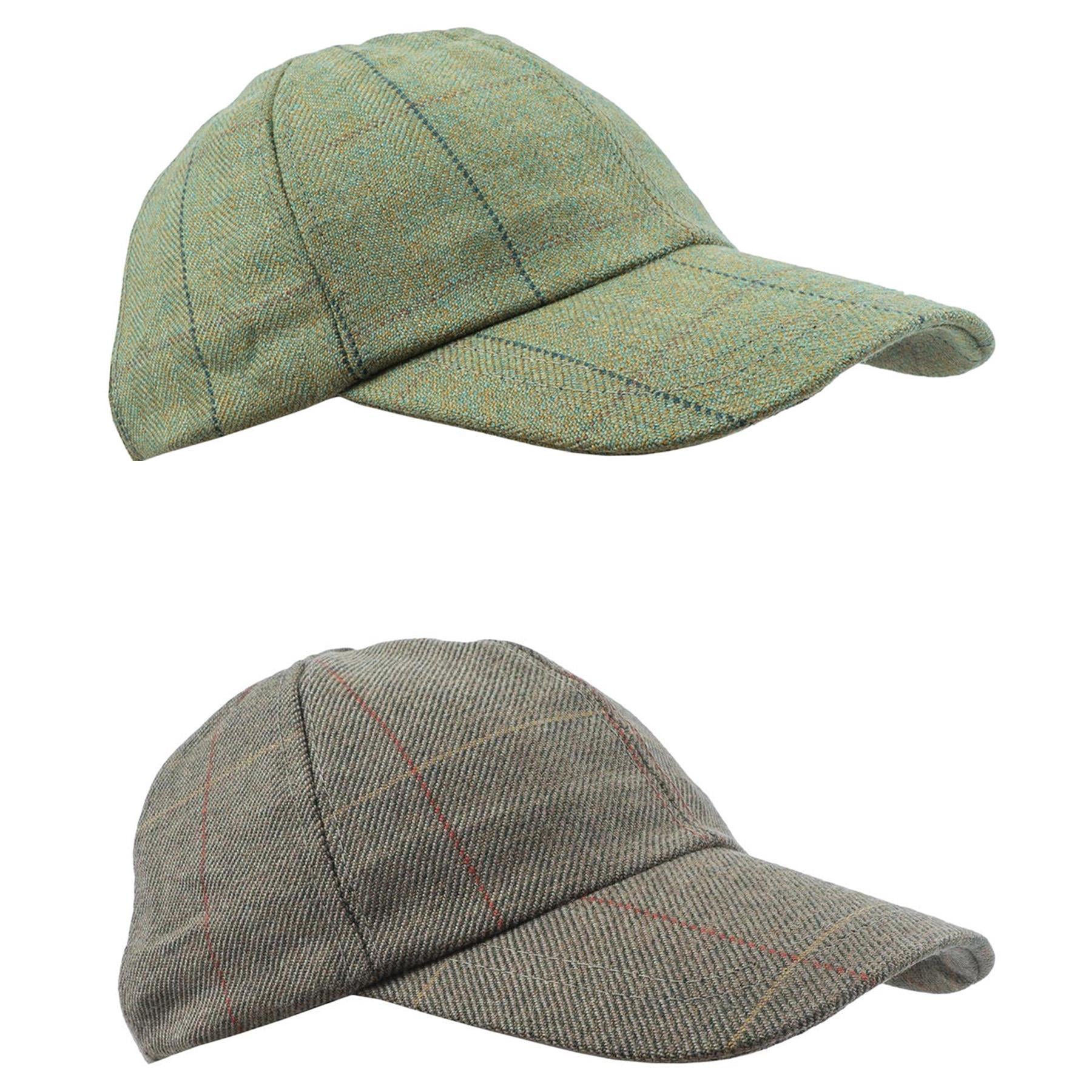 Heritage 1845 Unisex Tweed Baseball Style Country Cap