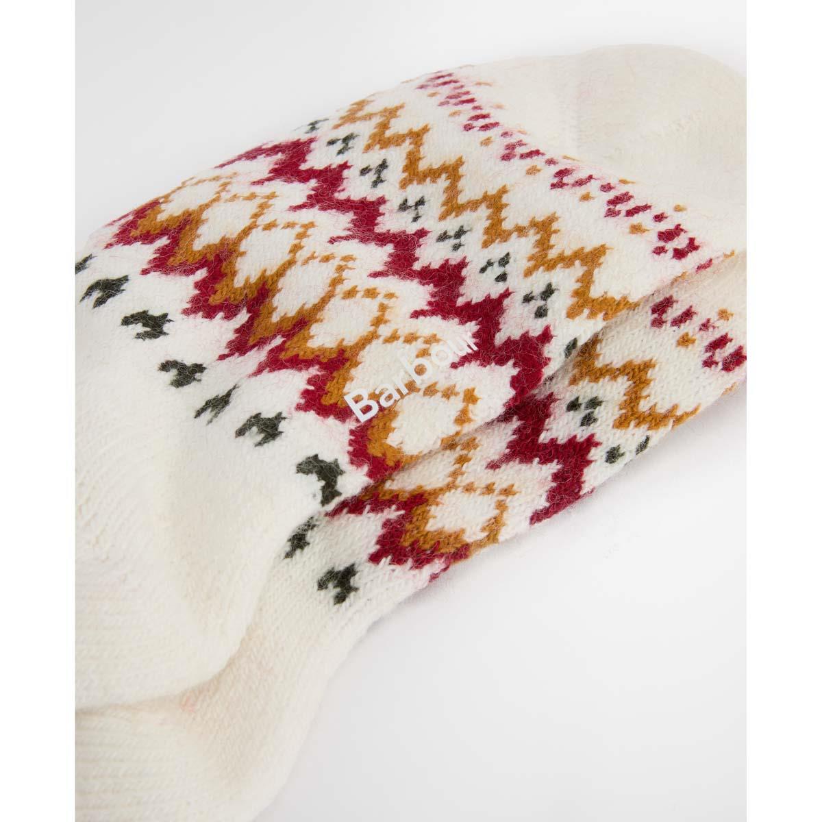 Barbour Womens Kingsford Fair Isle Sock side
