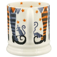 Emma Bridgewater Halloween Spooky Witches Feet Half Pint Mug Handle