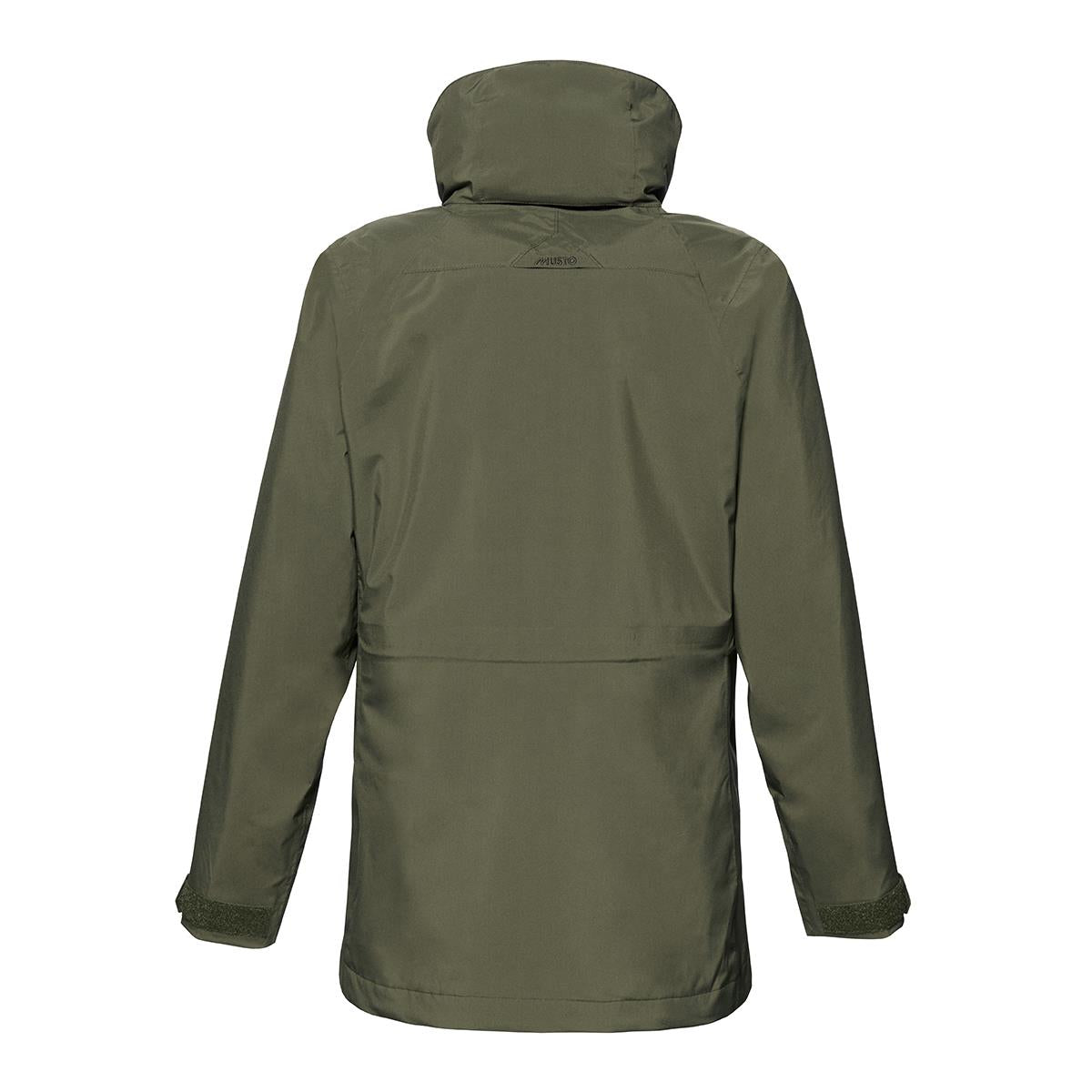 Deep Green Musto Womens Outdoor Country Fenland Stretch Waterproof Coat Back