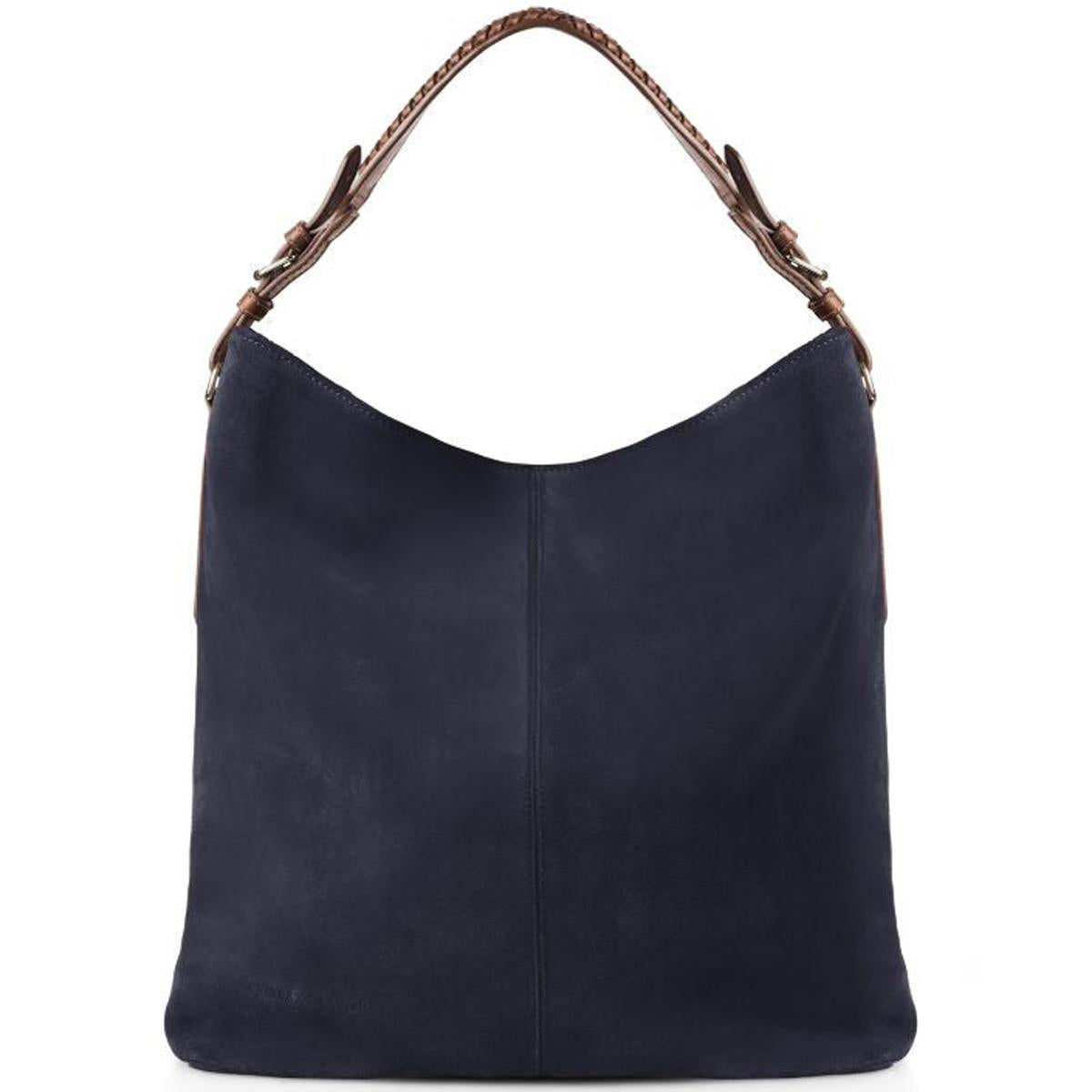 Navy Fairfax & Favor Tetbury Handbag