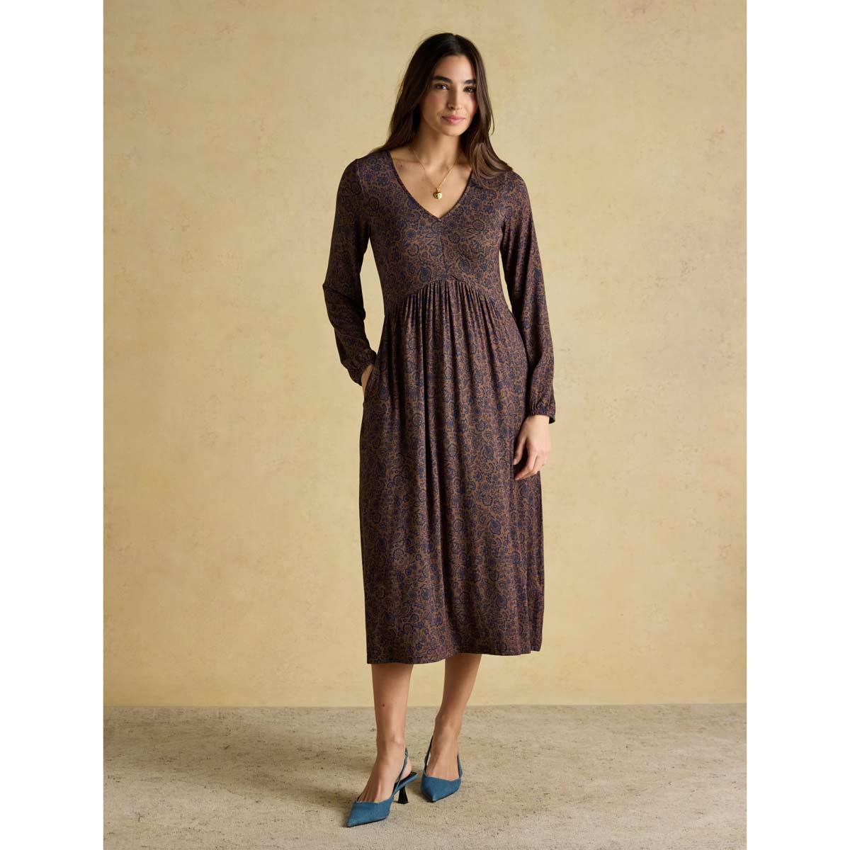Joules Womens Nia Long Sleeve Dress