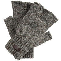 Barbour Mens Heath Fingerless Wool Gloves