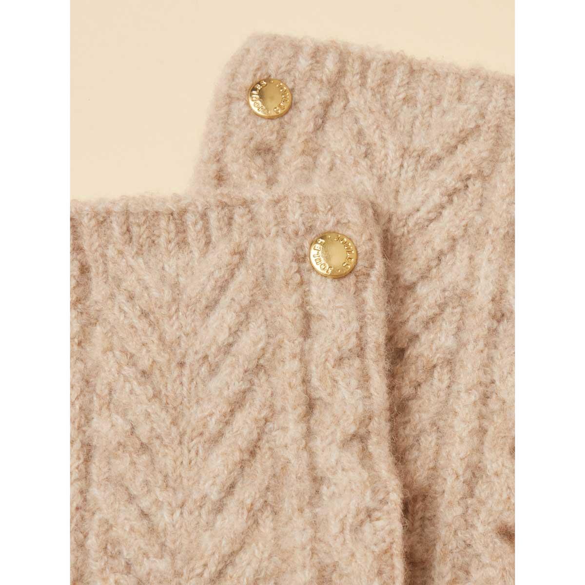 Joules Womens Cable Knit Gloves