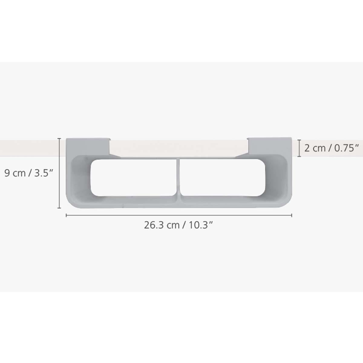 Grey Joseph Joseph CupboardStore Film, Foil and Bag Organiser SIZE