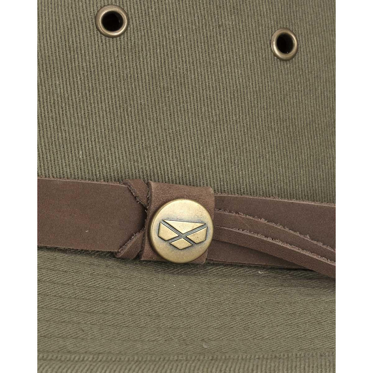 Hoggs Of Fife Mens Panmure Canvas Foldable Hat
