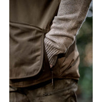 Willow Green/Shadow Brown Harkila Mens Skye Shooting Waistcoat LS8