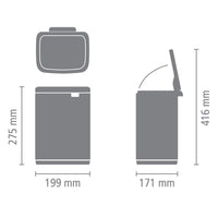 Brabantia Bo Waste Bin 4 Litre