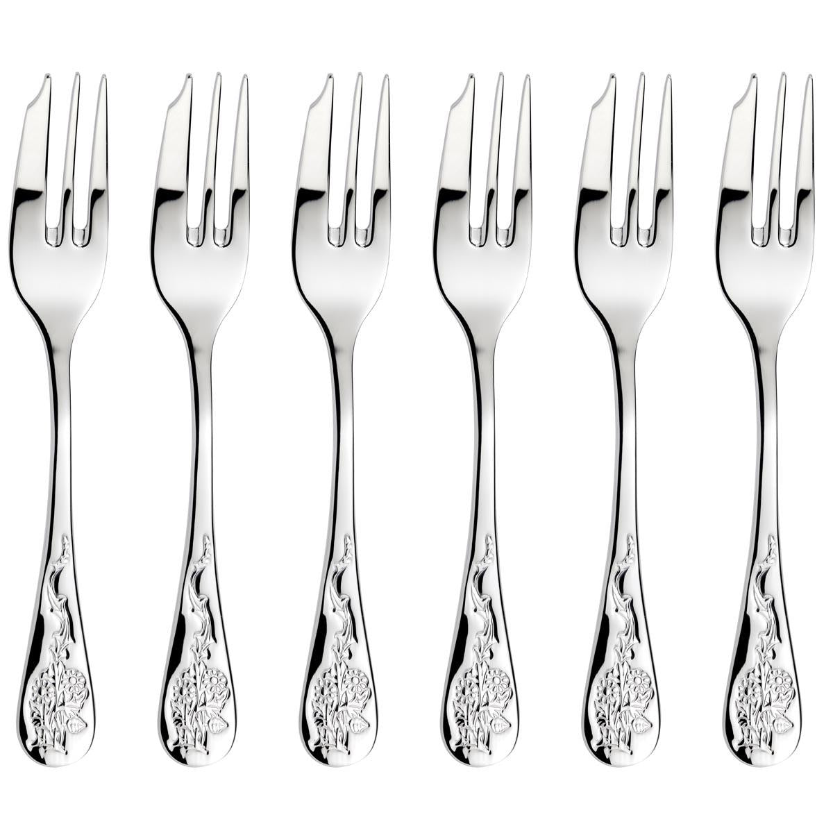 Arthur Price Morris & Co - Blackthorn Box of 6 Pastry Forks SET