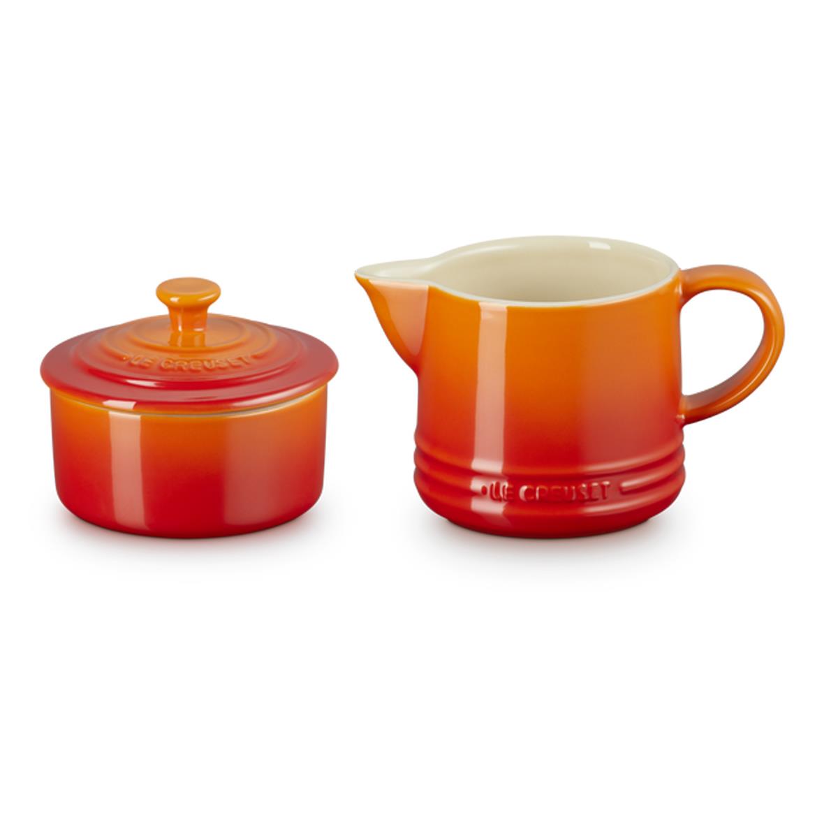 Le Creuset Stoneware Milk & 250ml Sugar Set