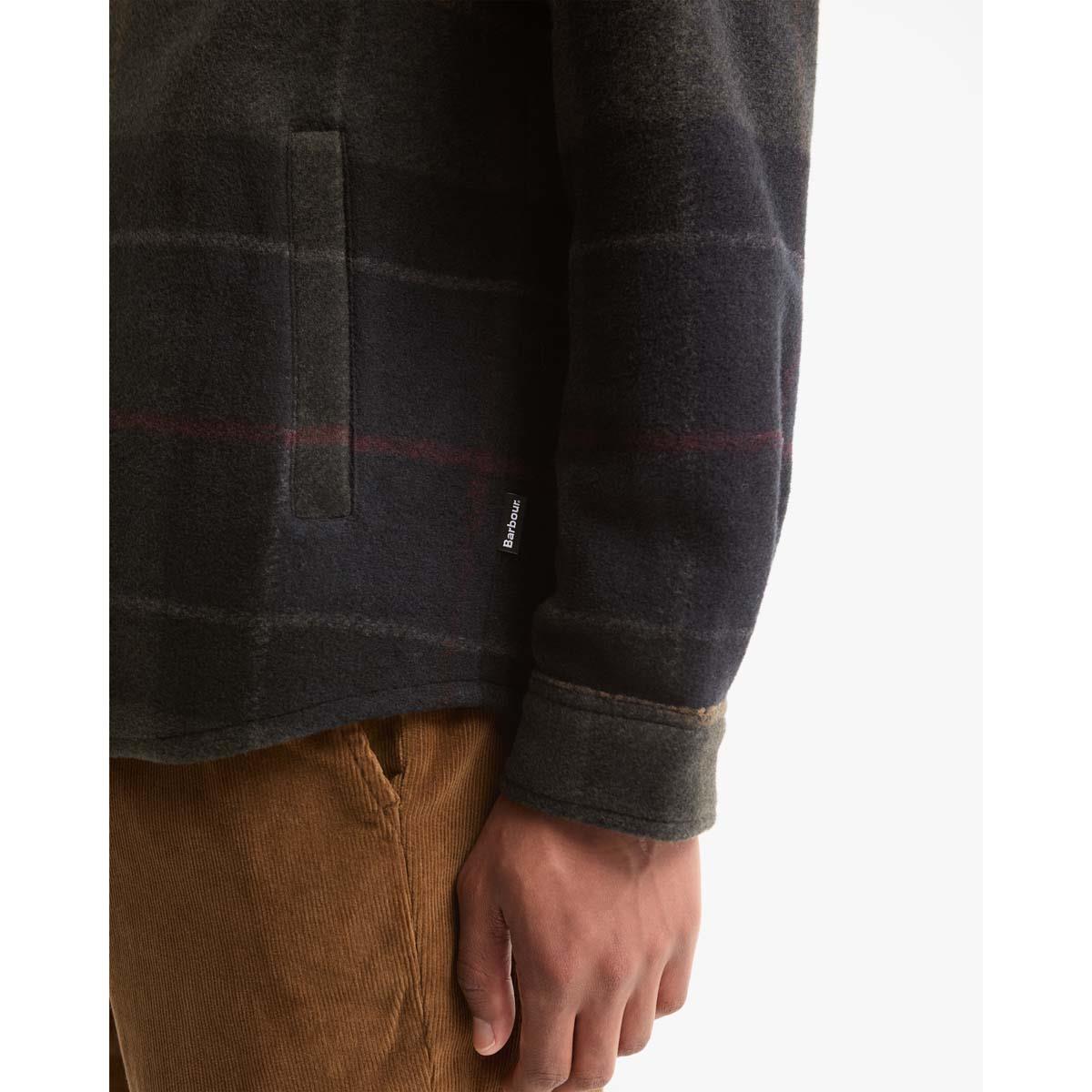 Barbour Mens Woodlane Brushed Check Overshirt
