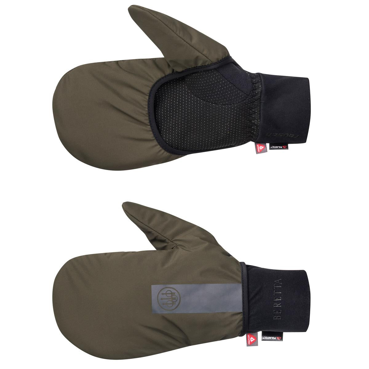 Green Moss Beretta Mens Padded Double Gloves