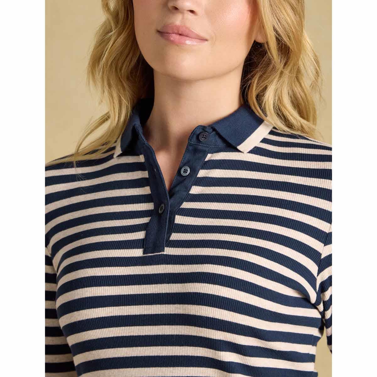 Joules Womens Fairfield Long Sleeve Polo Shirt