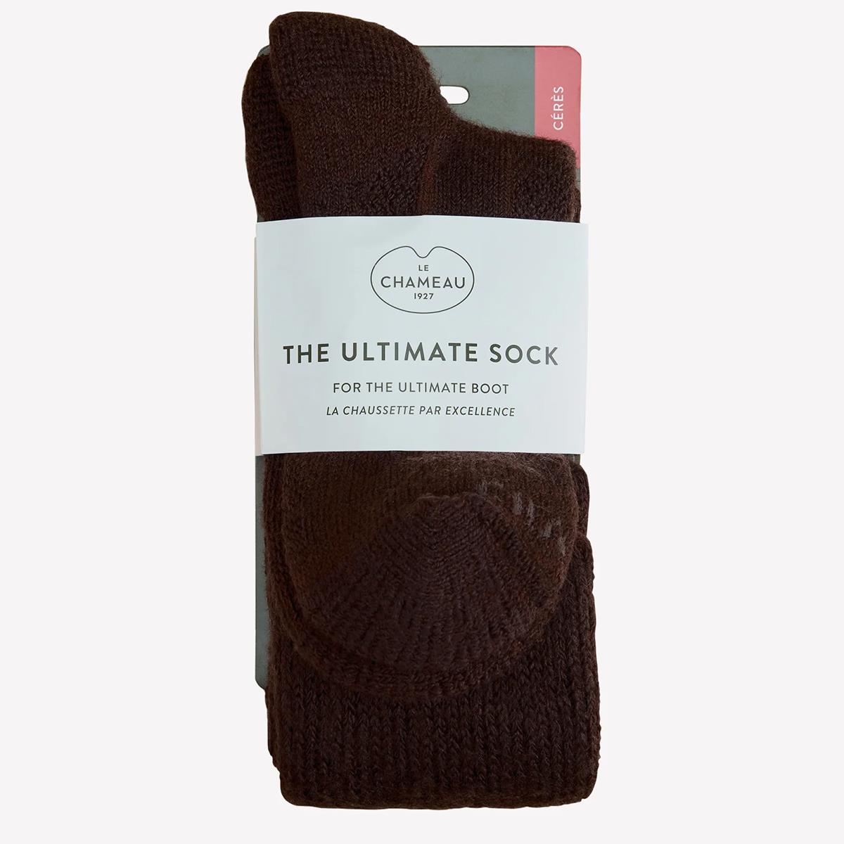 Le Chameau Imperfect Ceres Socks marron
