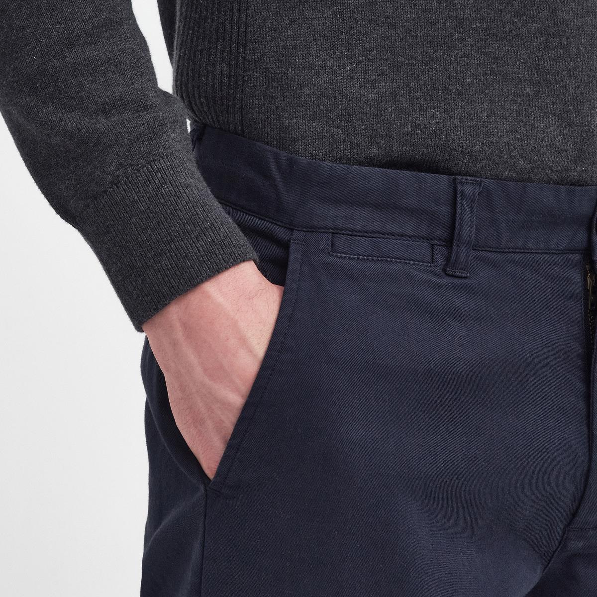 Barbour Mens Washed Stretch Twill Tailored Fit Trouser