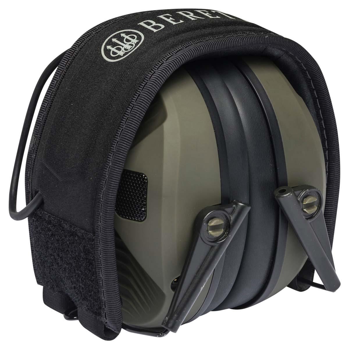 Cypress Green Beretta Electronic Earmuffs Closed