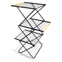 Black Joseph Joseph AirFrame Max 21m 3-Tier Clothes Airer