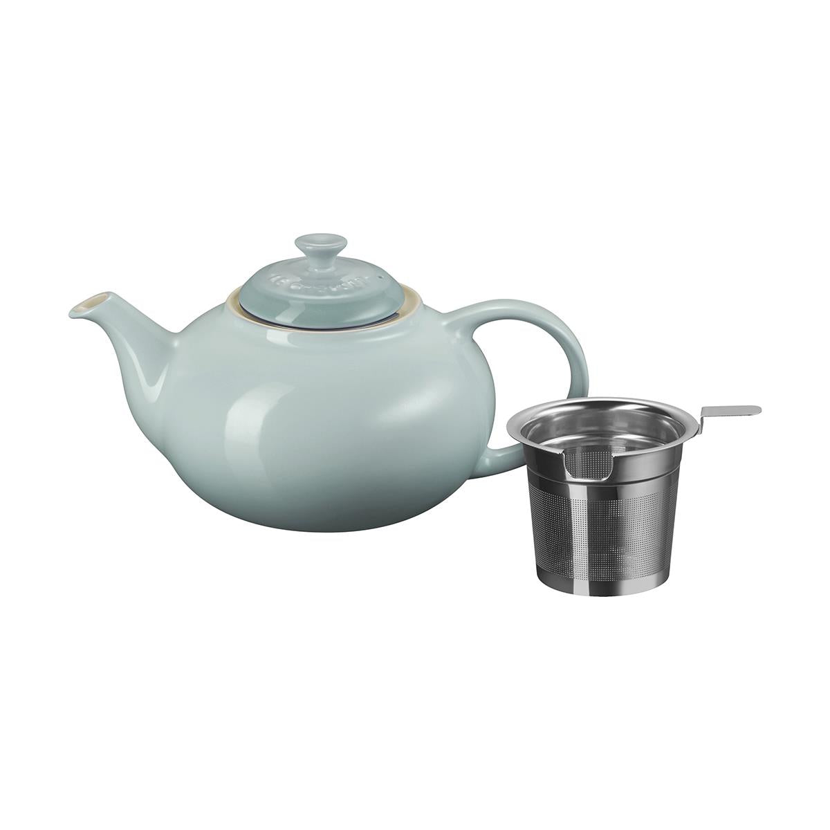 Le Creuset Stoneware Classic Teapot with Infuser SEASALT