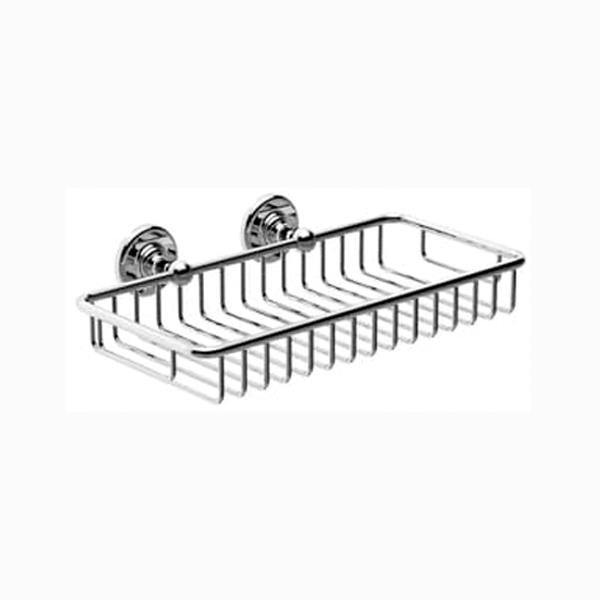 Chrome Plated Samuel Heath Antique Large Soap Basket N4326