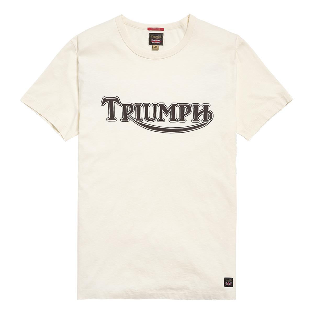 new bone Triumph Mens Fork Seal Tee