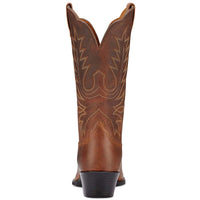 Distressed Brown Ariat Womens Heritage Western R Toe Boot Back