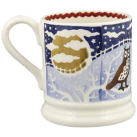 Emma Bridgewater Christmas Icons Owl Half Pint Mug